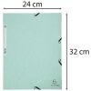 Exacompta 55533E Zakladač Aquarel A4, pastelovo zelená farba, drevotrieska 400g/m²