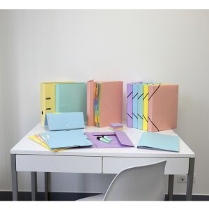 Exacompta priečinok Aquarel Colorspan elastický A4 400g/m² rôzne farby