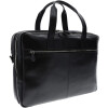 Exacompta taška cez rameno na notebook 2 priehradky čierna koža Exactive black