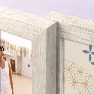 Fotogaléria Brescia 6 fotografií 10x10 cm a 10x15 cm biela