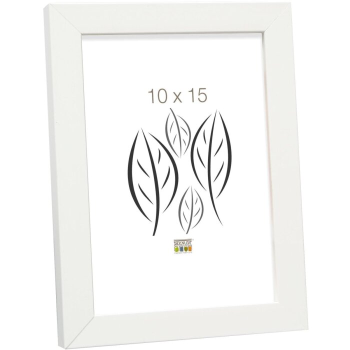 Deknudt drevený rám S43AK1 biely 21x29,7 cm rám na certifikáty A4