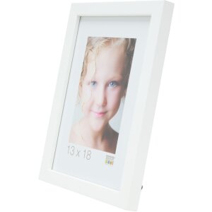 Deknudt drevený rám S43AK1 biely 21x29,7 cm rám na certifikáty A4