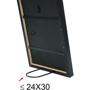 Deknudt drevený rám S43AK2 čierny 29,7x42 cm rám na certifikáty A3
