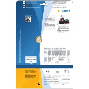 Etikety na fľaše HERMA A4, 90 x 120 mm, lesklý papier, biely, permanentné lepidlo