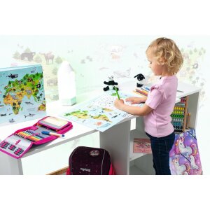 HERMA podložka na písanie 550 x 350 mm, mapa sveta