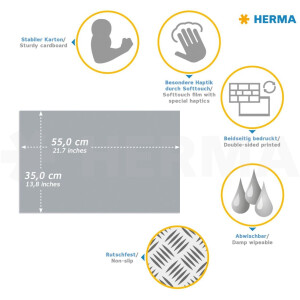Písacia podložka HERMA 550 x 350 mm, Dinos