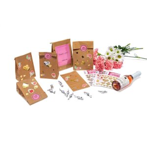 HERMA nálepka srdce strieborná