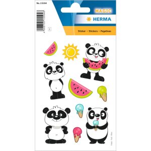 HERMA Panda - medvedík, fóliová...