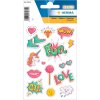 HERMA Trendy Patches - farebné samolepky Transpuffy
