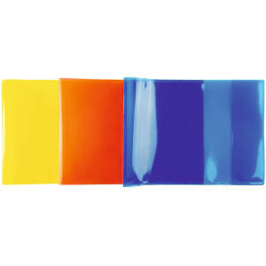 HERMA chránič kníh Transparent PLUS A5 landscape červený