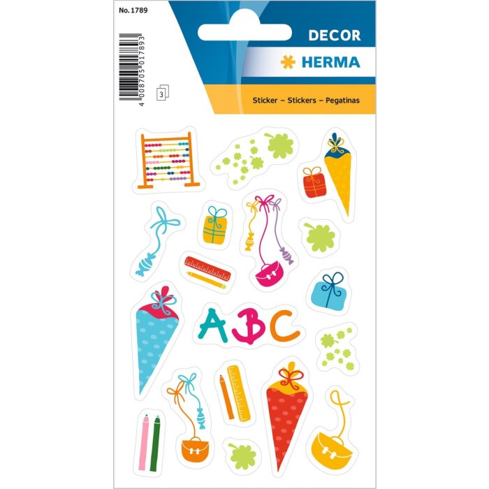 Nálepky HERMA školský kužeľ