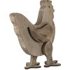 Clayre & Eef 6H2099 Dekoratívne kurča hnedé 31x16x35 cm