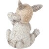Clayre & Eef 6PR3493 Dekoratívny králik sivý 11x9x13 cm
