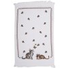 Clayre & Eef CT014 Uterák pre hostí biely 40x66 cm