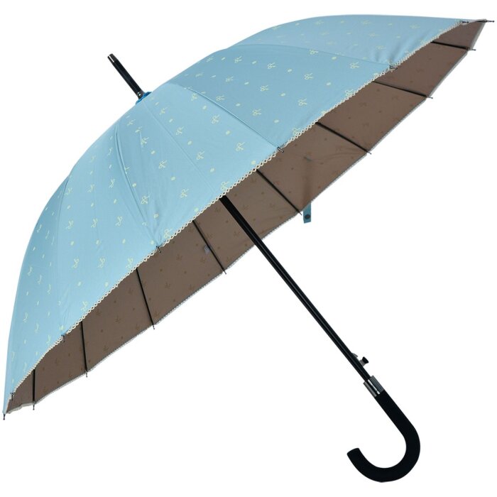 Clayre & Eef JZUM0031LBL Dáždnik pre dospelých Light Blue Ø 98 cm