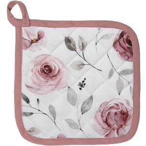 Clayre & Eef RUR45 Chňapka ružová 20x20 cm