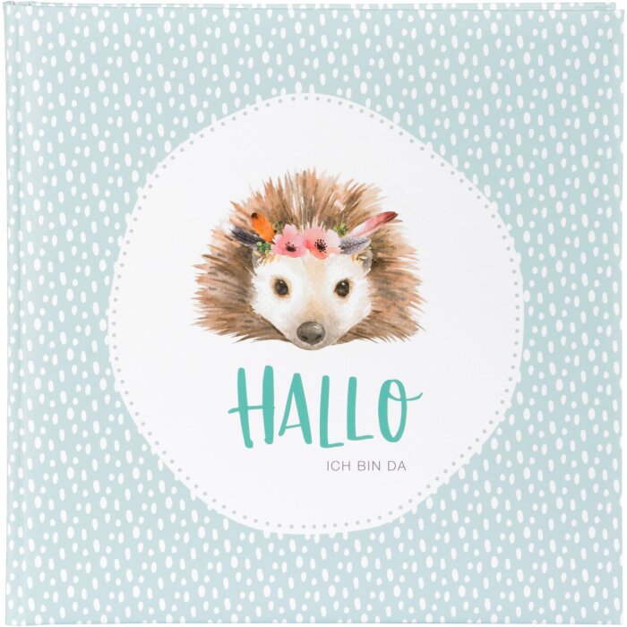 Goldbuch Baby Album Little Wonder Hedgehog 25x25 cm 60 bielych strán