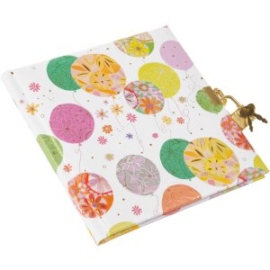 Goldbuch diár Celebrate! so zámkom 16,5x16,5 cm 96 bielych strán