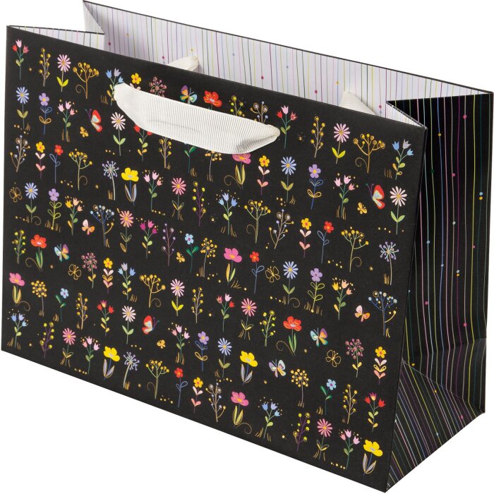 Goldbuch darčeková taška Small & Brave Black 18x10x25 cm