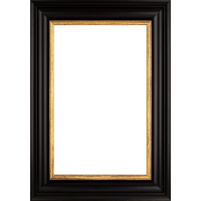 Drevený rám Walther Vigo 13x18 cm čierny so zlatým antireflexným sklom