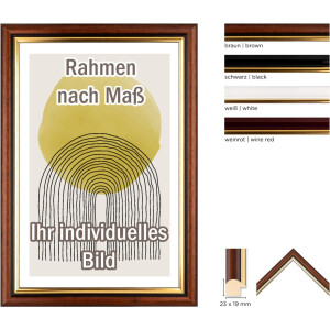 Drevený rám Walther Murcia čierne číre sklo 29,7x42 cm