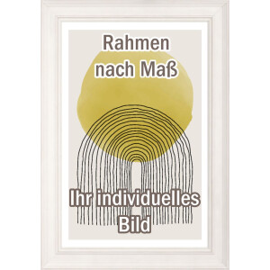 Drevený rám Walther Granada snehobiely 50x50 cm číre sklo