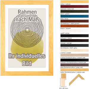 Drevený rám Walther Madrid 29,7x42 cm wenge číre sklo