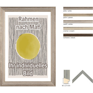 Drevený rám Walther Palma green 29,7x42 cm číre sklo