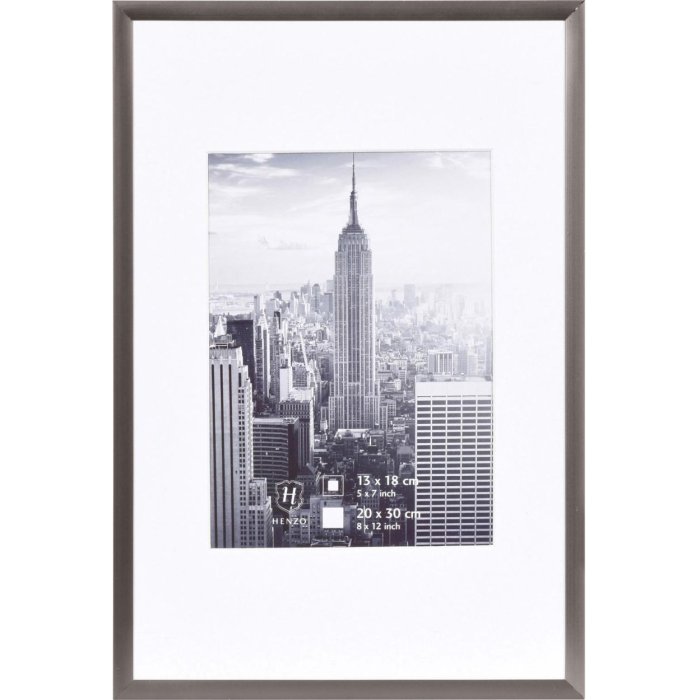 oceľovo-šedý hliníkový rám obrazu Manhattan 20x30 cm