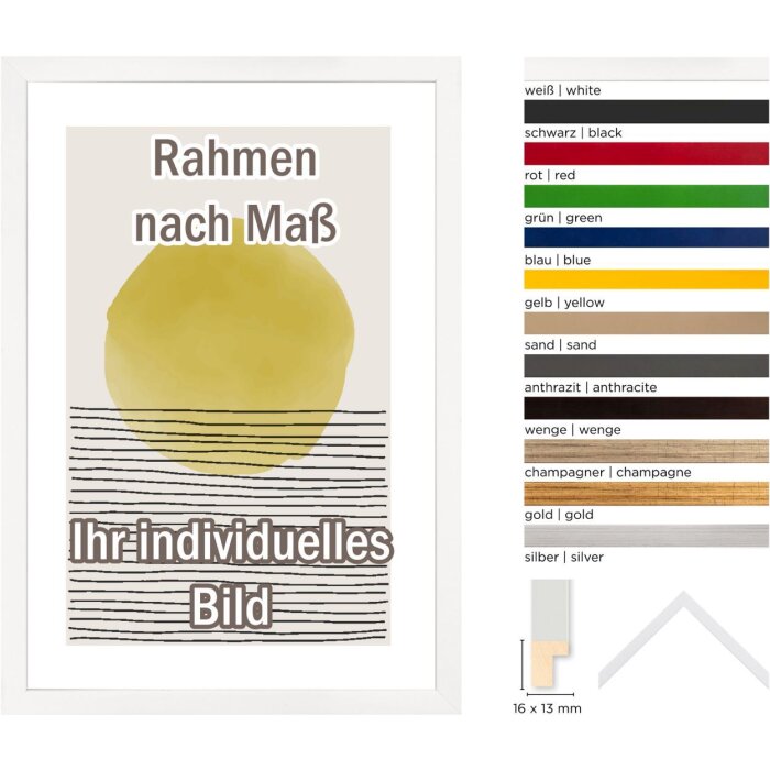 Drevený rám Walther Valencia 7x10 cm až 70x100 cm