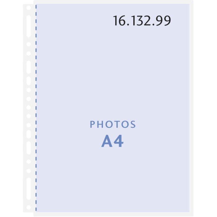 Henzo 10 vreciek na fotografie A4 priehľadné vkladacie listy