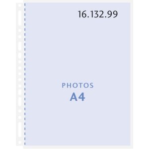 Henzo 10 vreciek na fotografie A4 priehľadné...