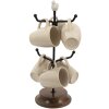 Clayre & Eef 6CE1343 Držiak na poháre biely Ø 14x39 cm