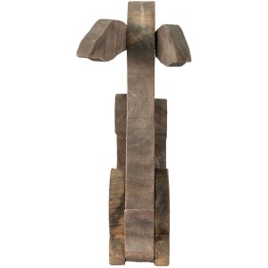 Clayre & Eef 6H2194 Dekoratívny králik hnedý 23x11x33 cm
