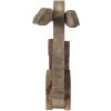 Clayre & Eef 6H2194 Dekoratívny králik hnedý 23x11x33 cm