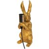 Clayre & Eef 6LMP748 Stolná lampa Rabbit Gold-coloured 13x17x36 cm E27-max 1x60W
