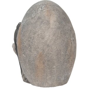Clayre & Eef 6MG0022 Dekoračné vajíčko sivé 33x25x21 cm