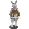 Clayre & Eef 6PR3583 Dekoratívny králik béžová, biela 10x8x25 cm