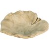 Clayre & Eef 6TE0384 Vtáčie kŕmidlo Leaf Beige 22x22x6 cm