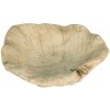 Clayre & Eef 6TE0384 Vtáčie kŕmidlo Leaf Beige 22x22x6 cm