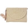 Clayre & Eef JZBG0260N Dámska taška béžová 27x3x20 cm