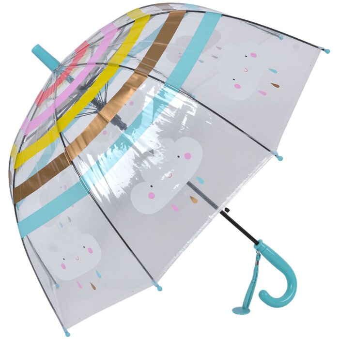 Clayre & Eef JZCUM0007BL Detský dáždnik modrý Ø 50 cm