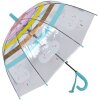 Clayre & Eef JZCUM0007BL Detský dáždnik modrý Ø 50 cm