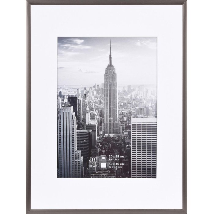Hliníkový rám obrazu Manhattan 30x40 cm v oceľovo-sivej farbe