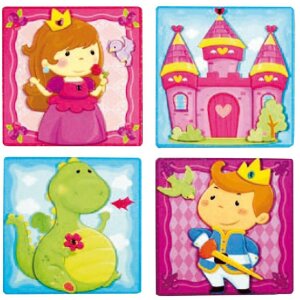 ZEP Kinder Wandsticker KÖNIGREICH 4er SET Farbe:...