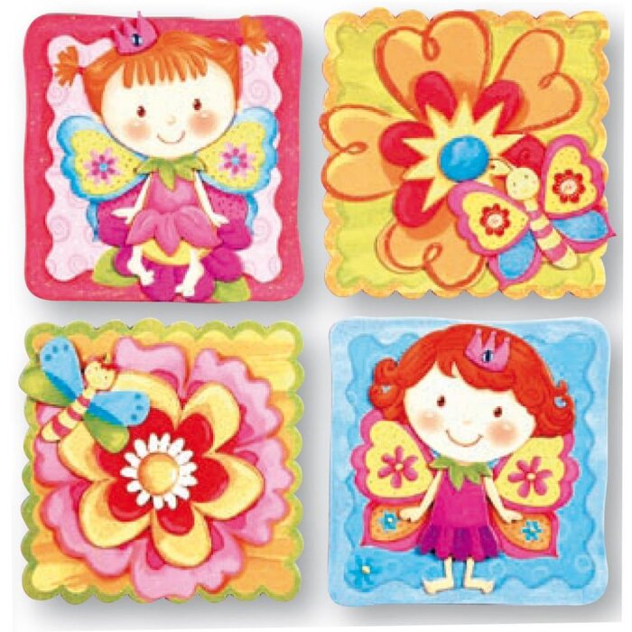 SET 4 dievčenských tetovaní na stenu KÖNIGIN