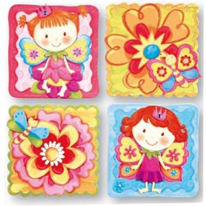 SET 4 dievčenských tetovaní na stenu...