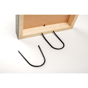 Drevený rám Walther Vigo so strieborným okrajom 2 typy skiel a formáty sond