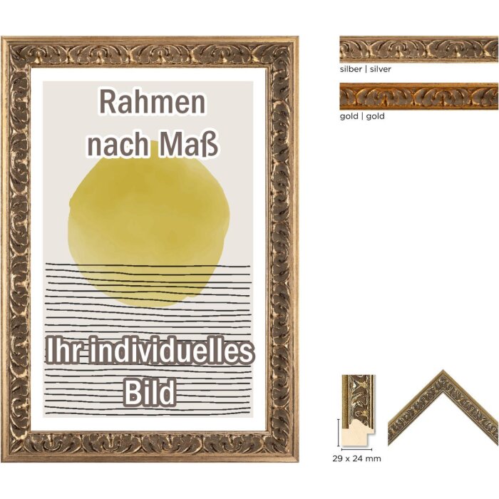 Drevený rám Walther Pamplona 2 typy skiel a špeciálne formáty