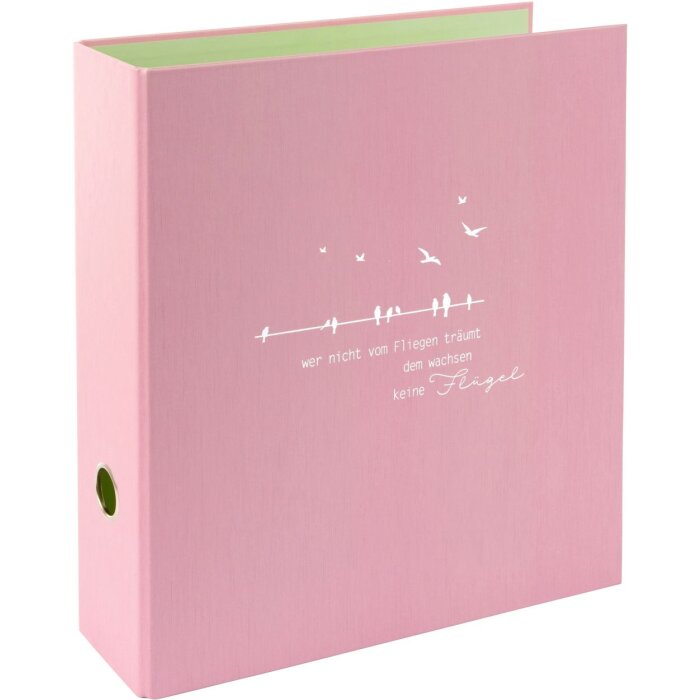 Goldbuch zakladač A4 cheeky & free dusky pink wings 28,5x32x8 cm